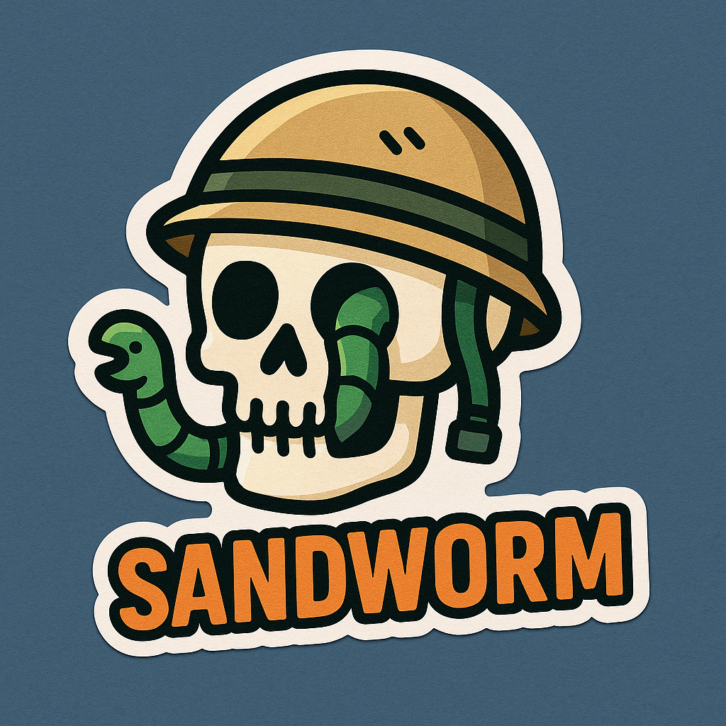 Sandworm Sticker